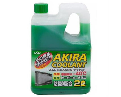 Антифриз готовый  AKIRA Coolant -40°C зеленый 2л.