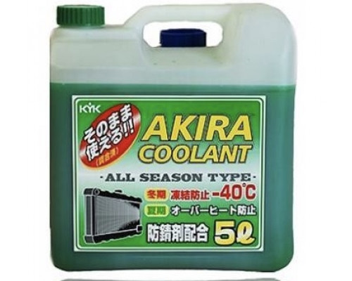 Антифриз готовый  AKIRA Coolant -40°C зеленый 5л.