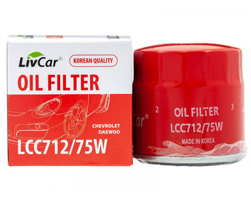 LIVCAR OIL FILTER LCC712/75W / аналог MANN W 712/75 nexia