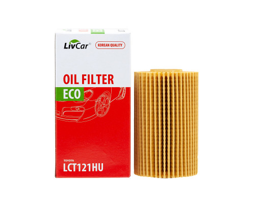 LIVCAR OIL FILTER LCT121HU / (VIC O-121) / TOYOTA OEM 04152YZZA4