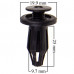 Клипса HONDA ACCORD COUPE/ACCORD WAGON/ASCOT/INSPIRE/LEGEND/ODYSSEY/PRELUDE/RAFAG 251(OEM: 91502-SP0-003, KJ-2294)