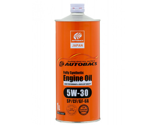 AUTOBACS ENGINE OIL Fully Synthetic  5W-30 SP/CF/GF-6A Масло моторное 1л.