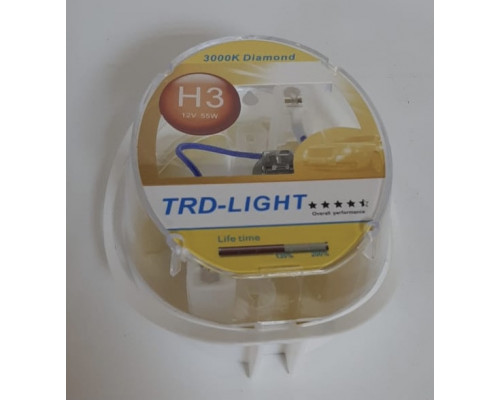 Набор галоген. ламп TRD-LIGHT  (YELLOW DIAMOND 3000K) H3 12V 55W комп. 2шт.