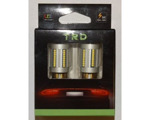 Автолампа светодиодная 1157 TRD 66SMD-2016-2 Canbus 6000K-6500K White 9-16V no lens (Р21/5W) BAY15d (2конт)/комп. 2шт./