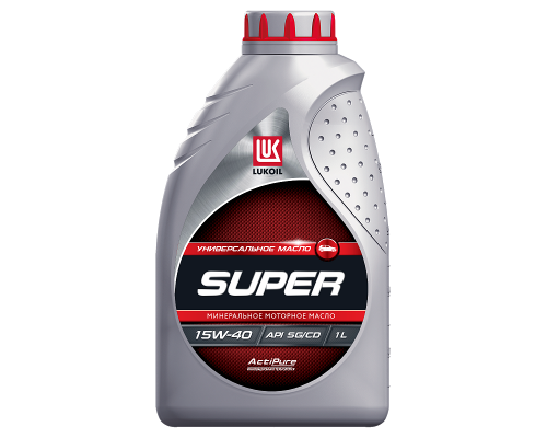 Масло моторное LUKOIL SUPER 15W-40, SG/CD 1 л